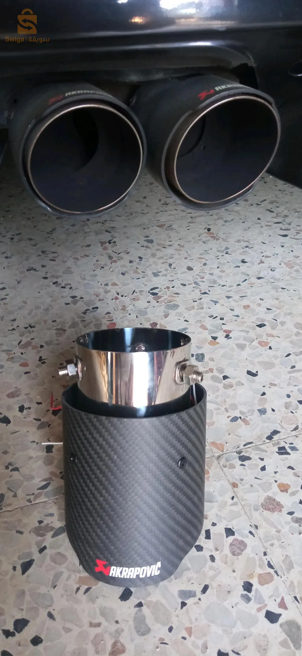 akrapovic fibre carbone original