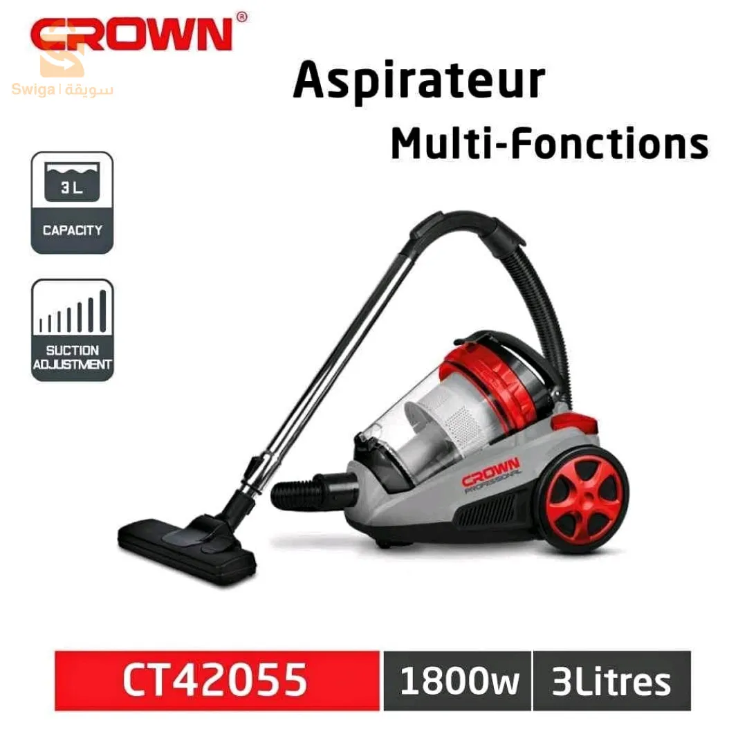 Aspirateur CROWN 1800W$🤍🤍