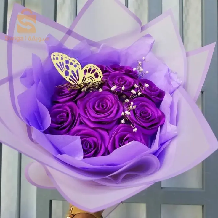 ribbon flowers bouquet