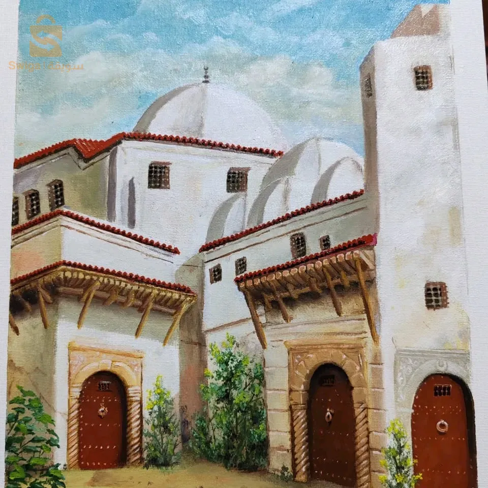 لوحة فنية زيتية متقنة