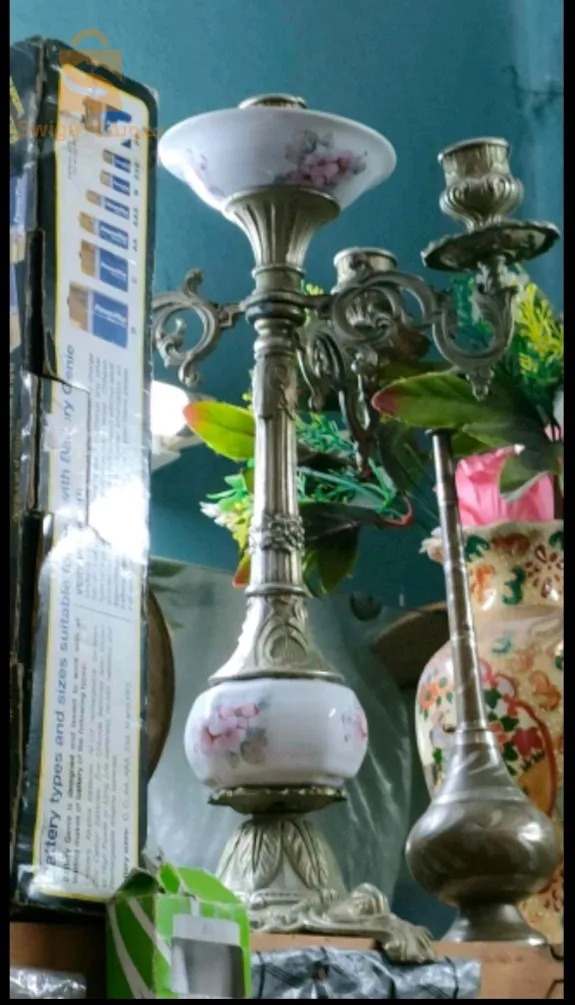 ابجورة + شمعدان