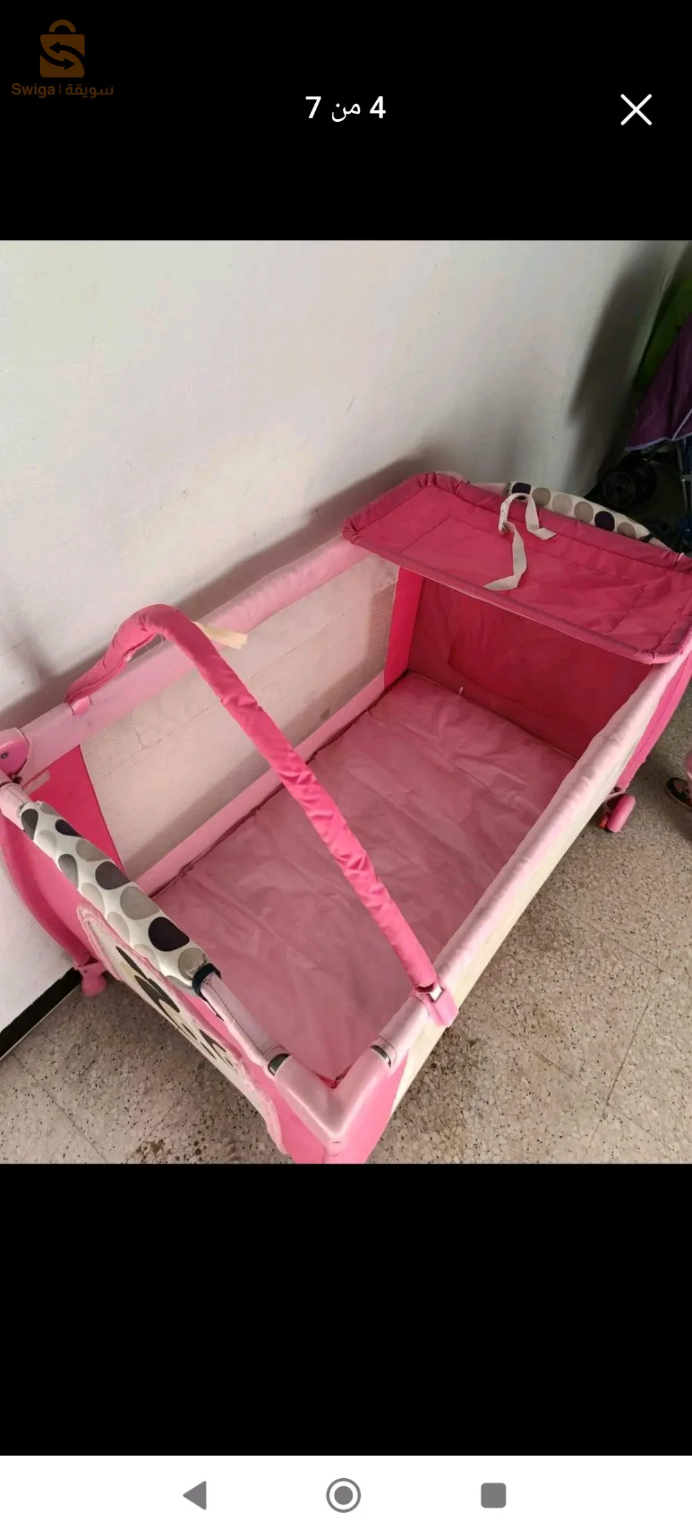 سرير اطفال مستعمل