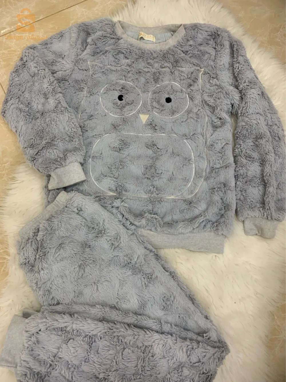 pyjama d’hiver gris