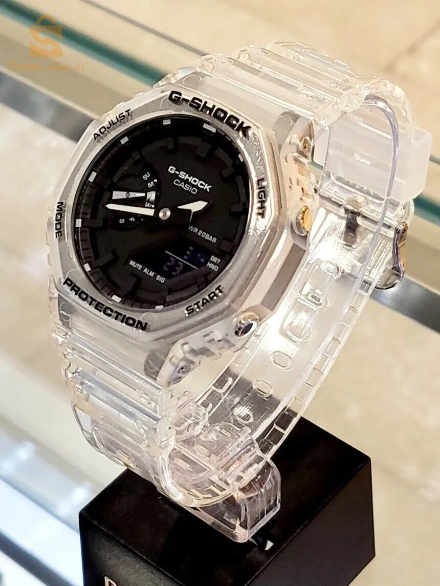 Montre Casio G-Shock fond noir_Transparent