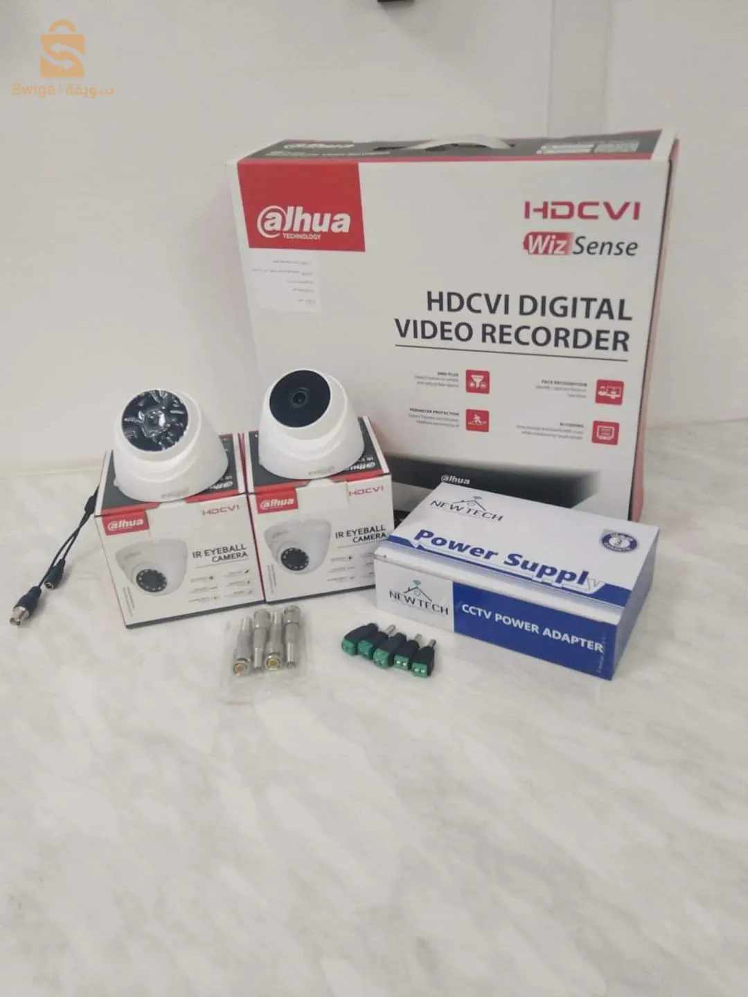 montage caméra de surveillance et système d'alarme