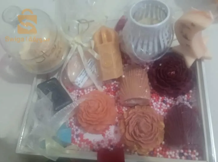 بوكسات شموع معطرة مهدئة/بوكسات استحمام