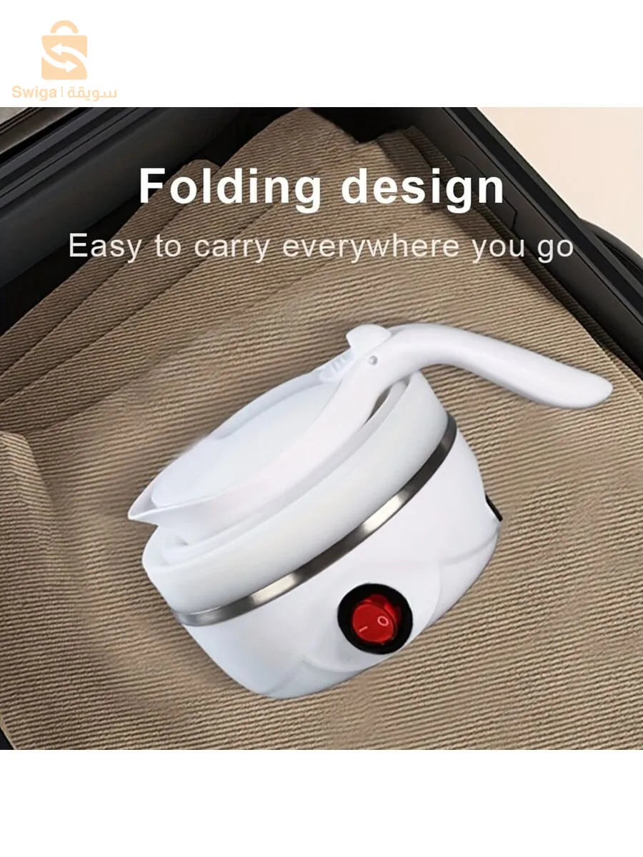 Bouilloire électrique pliable en silicone ,portable Avec indicateur de mise hors tension غلاية كهربائية قابلة للطي محمولة سيليكون$👍