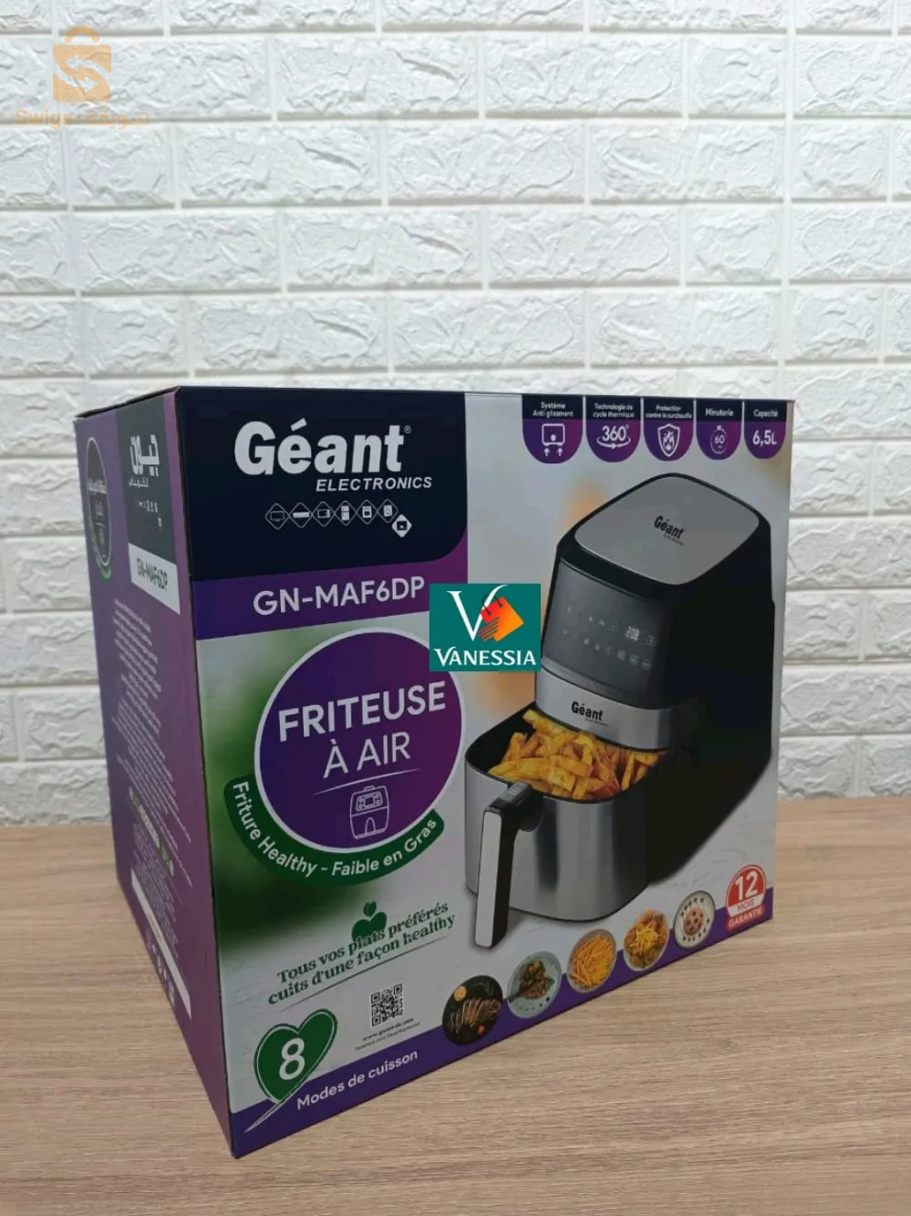 Friteuse de la marque géant
✅12 mois garantie
✅ Inoxydable
✅ Capacité 6,5L
✅ Contrôle tactile