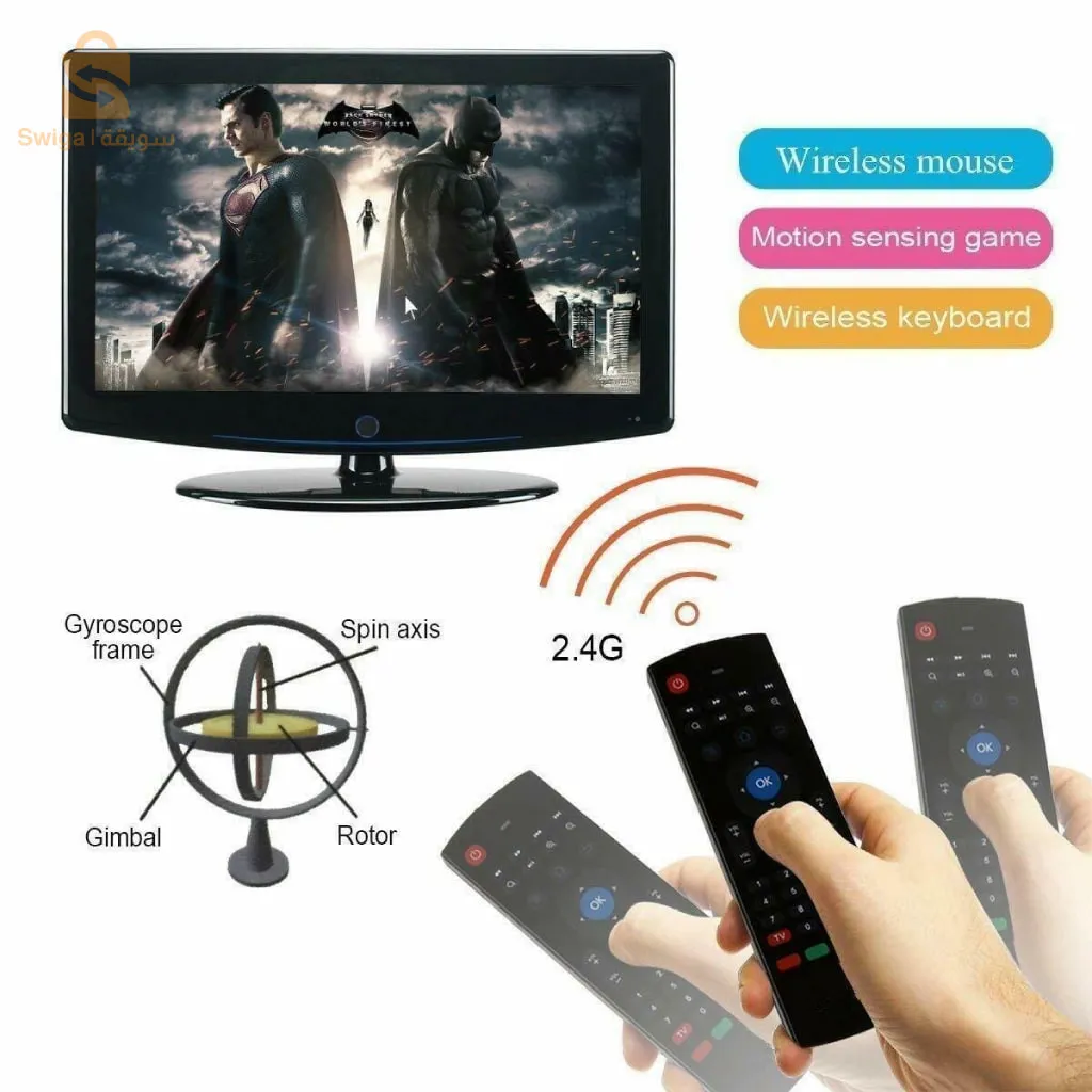 جهاز التحكم عن بعد الذكي اللاسلكي ماك تك 2.4G$👍