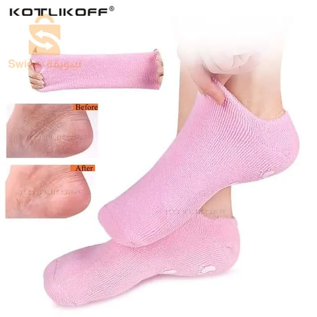 Chaussettes en silicone pour prendre soin des pieds