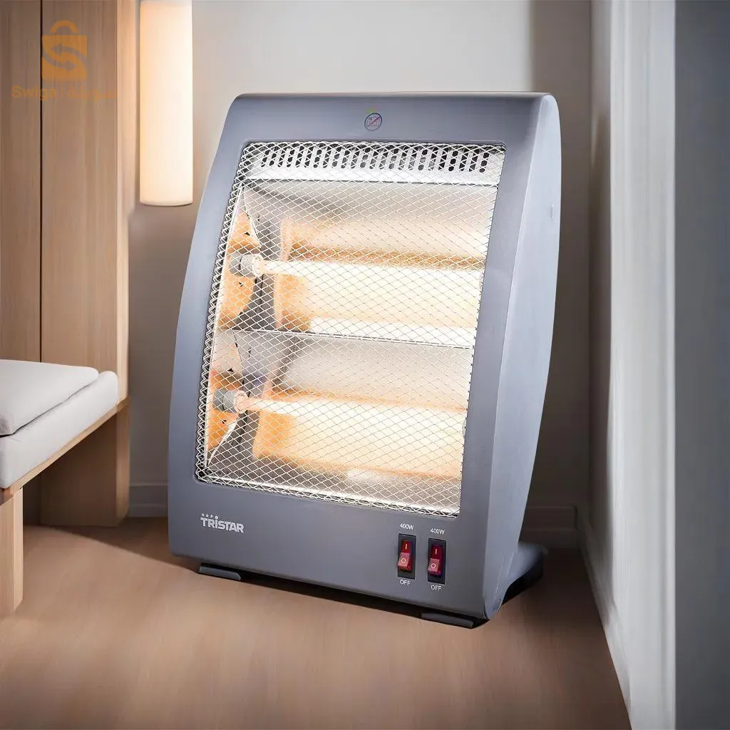 Chauffage Quartz électrique 2 Niveaux planet sat 800W- مدفأة كهربائية$👍