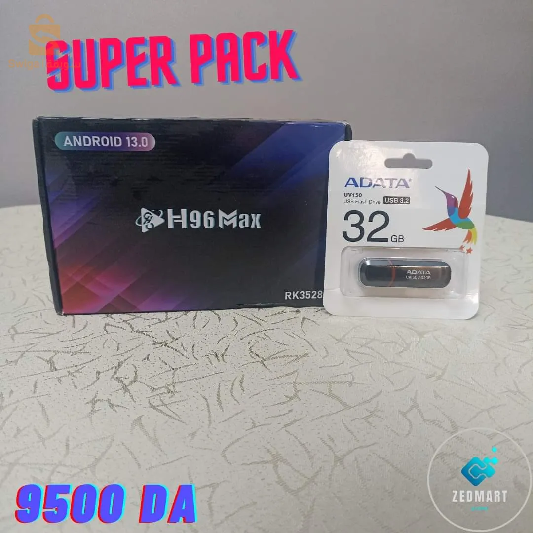 Boitier TV H96 MAX Androïde 13