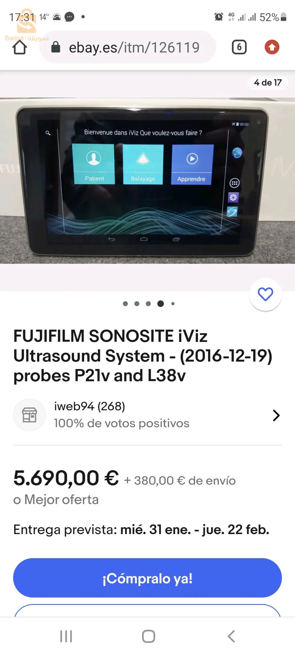 echographie new generation sonosite Eviz pro