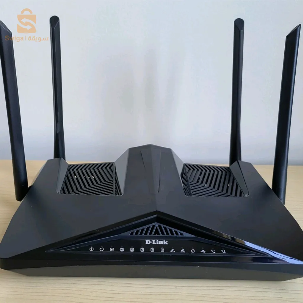 مراجعة D-Link AX Connect AX1800 (جهاز توجيه مودم Wi-Fi 6 VSDL2 / ADSL2+ مع VoiP)$👍