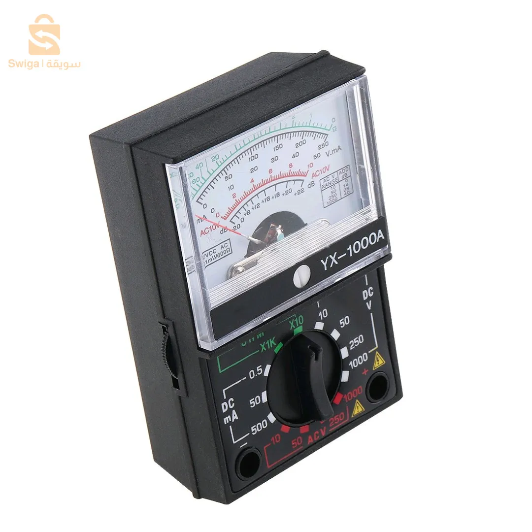 Multimètre Portable avec une paire de stylos de Test pour mesurer la tension DC AC et le courant continu YX-1000A
1