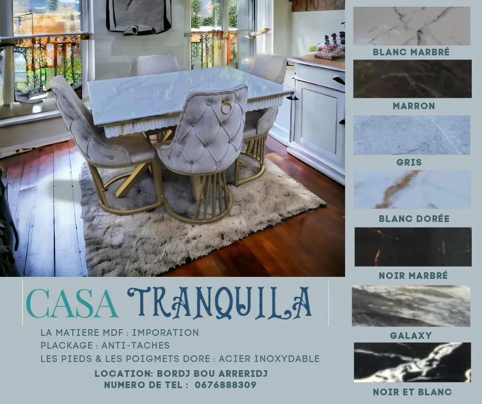 طاولة ل6 اشخاص