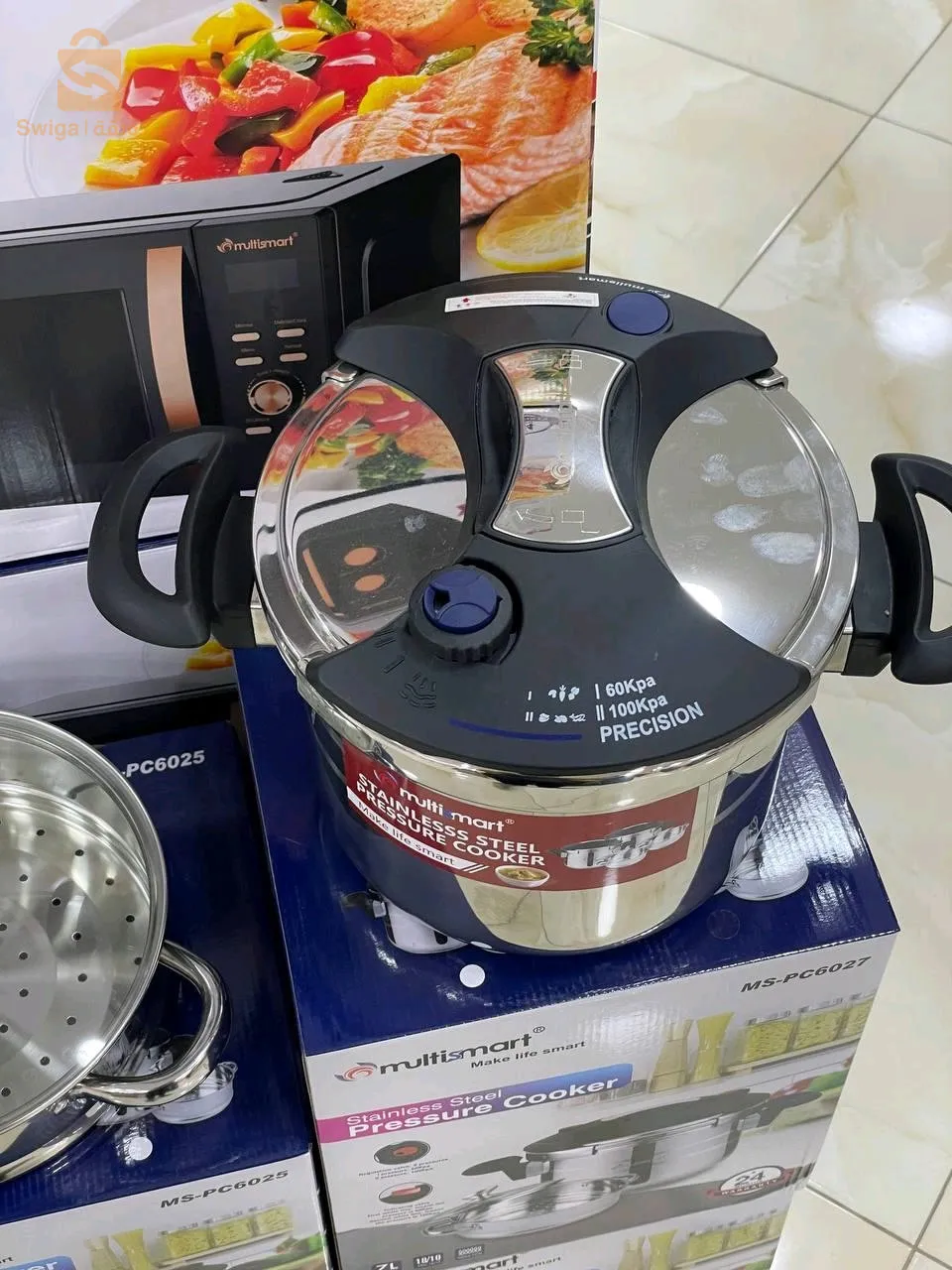 Pressure cooker stainless steel multismart 5 L
