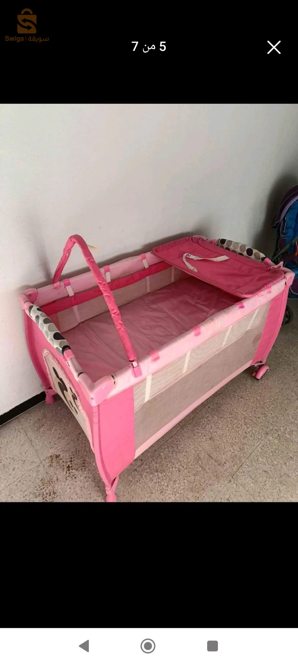 سرير اطفال مستعمل