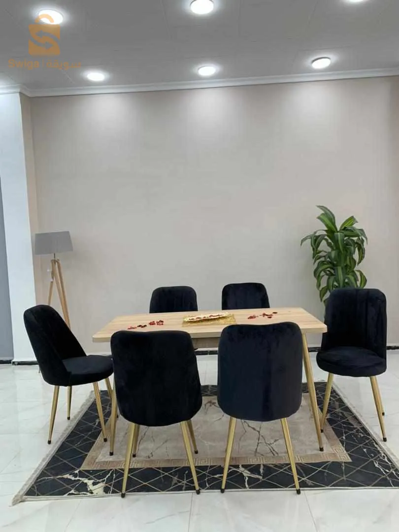 طابلة و 6كراسي