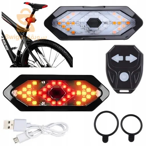 أضواء خلفية للدراجة مع مؤشر الاتجاه وامض FY-1820$👍