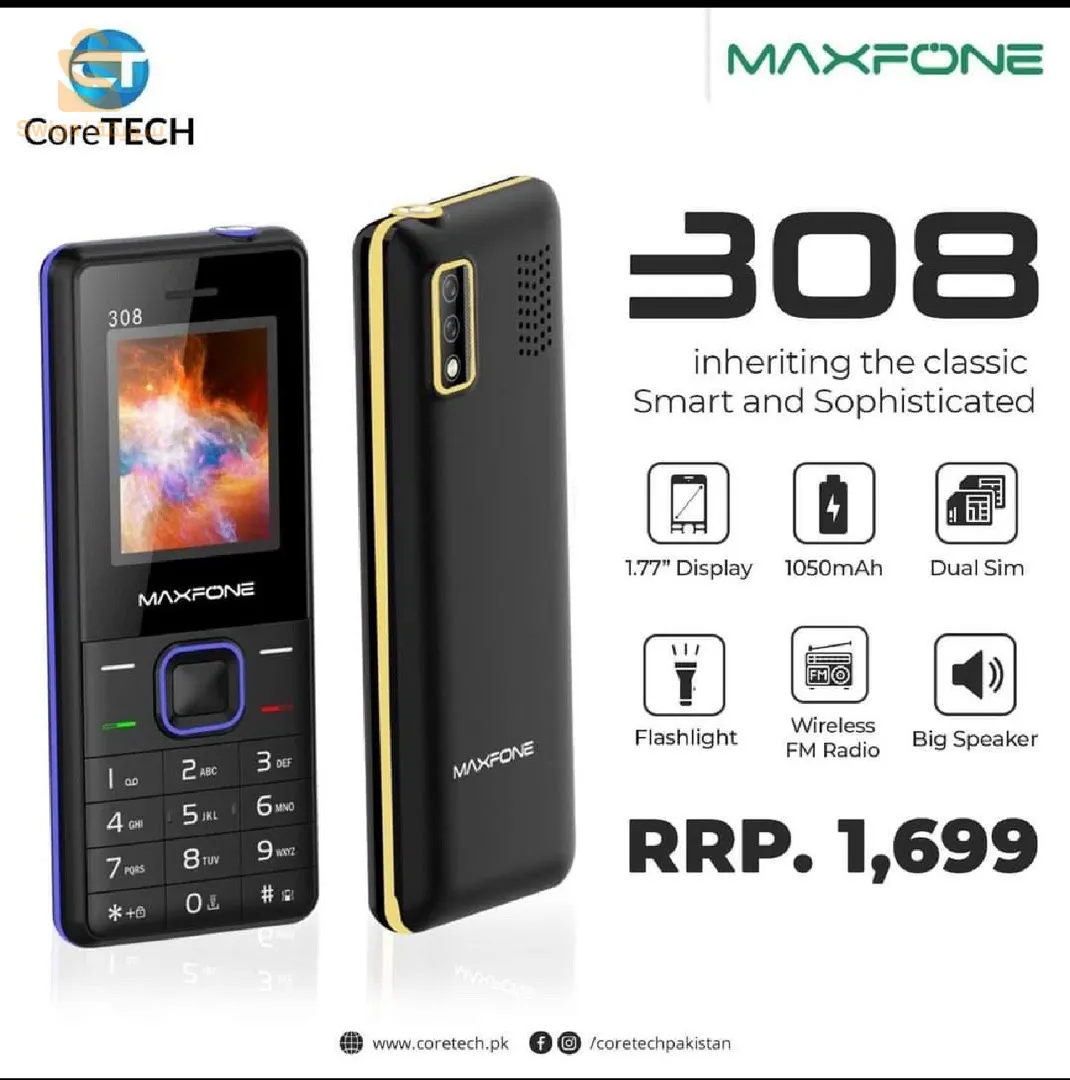 Téléphone mobile MAXFONE 308