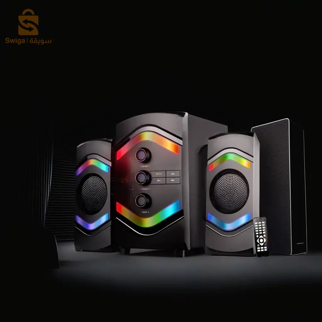 مكبر صوت عالي الجودة 2.1 3000 واط DUNTH DU-SP471PLUS$👍