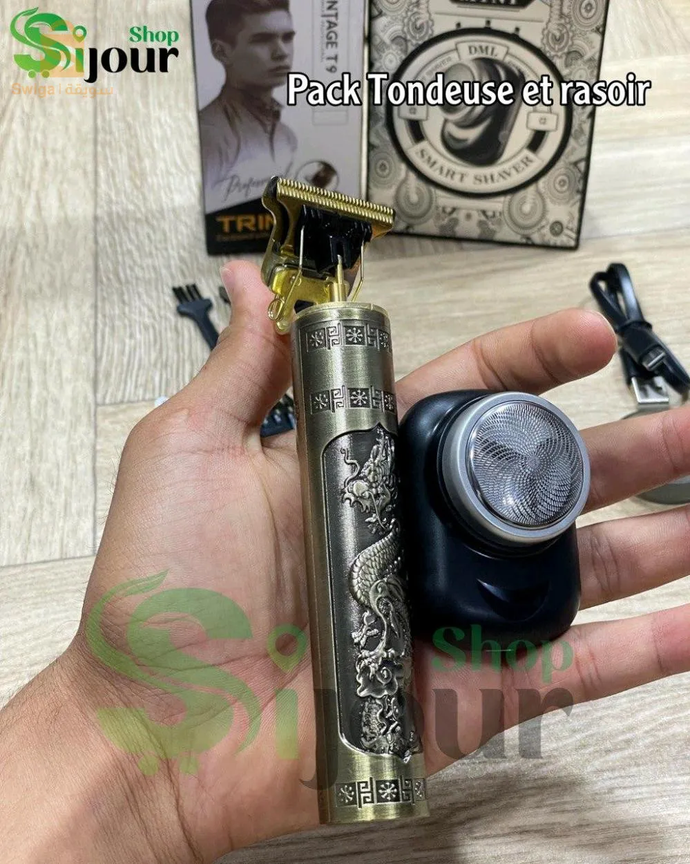 Pack t.vintage et rasoir