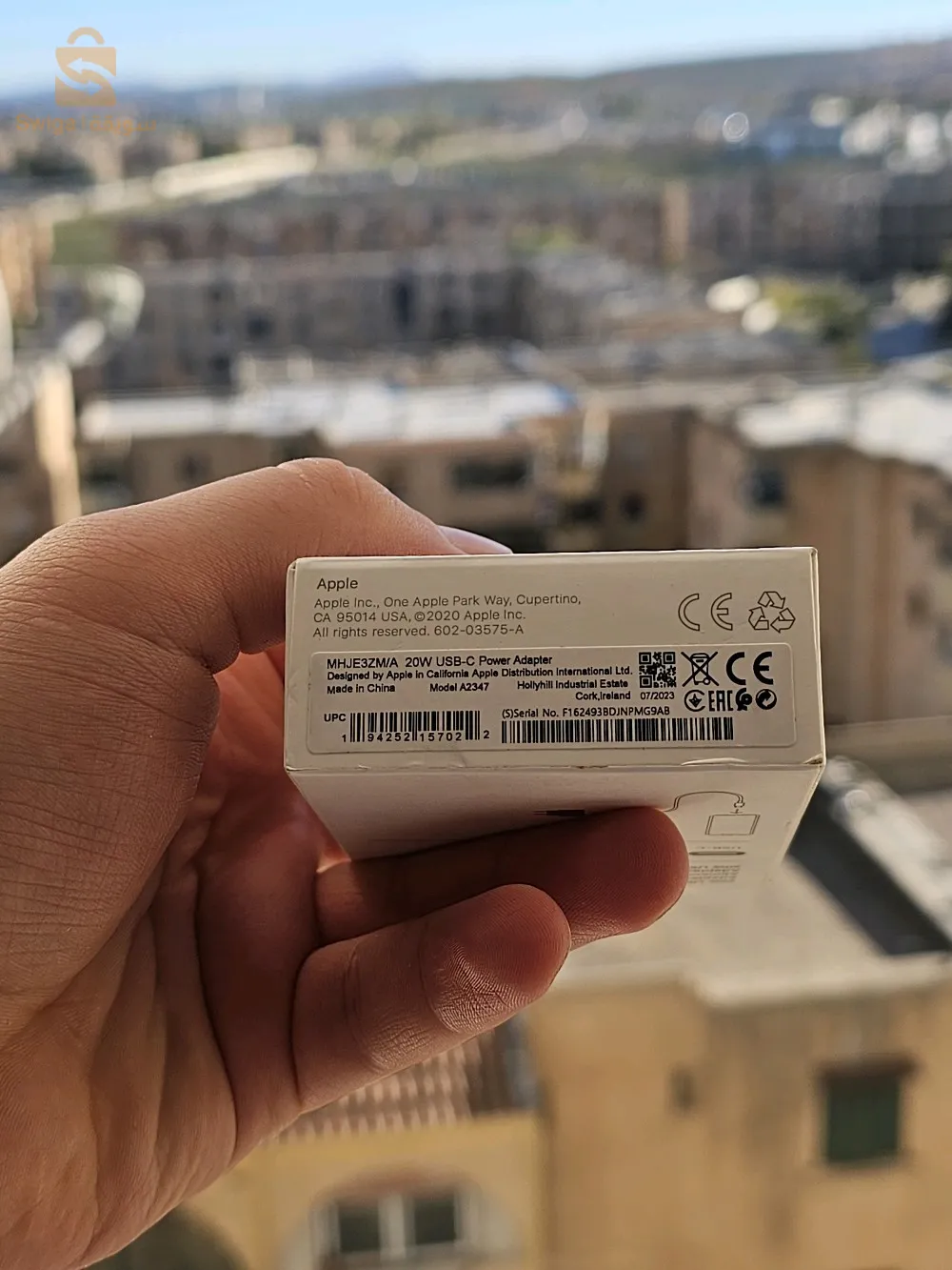 chargeur apple 20W original