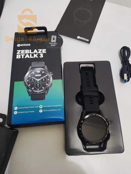 ساعة جديدة أوريجينال 💯 آفااااار Zeblaze btalk 3 originale