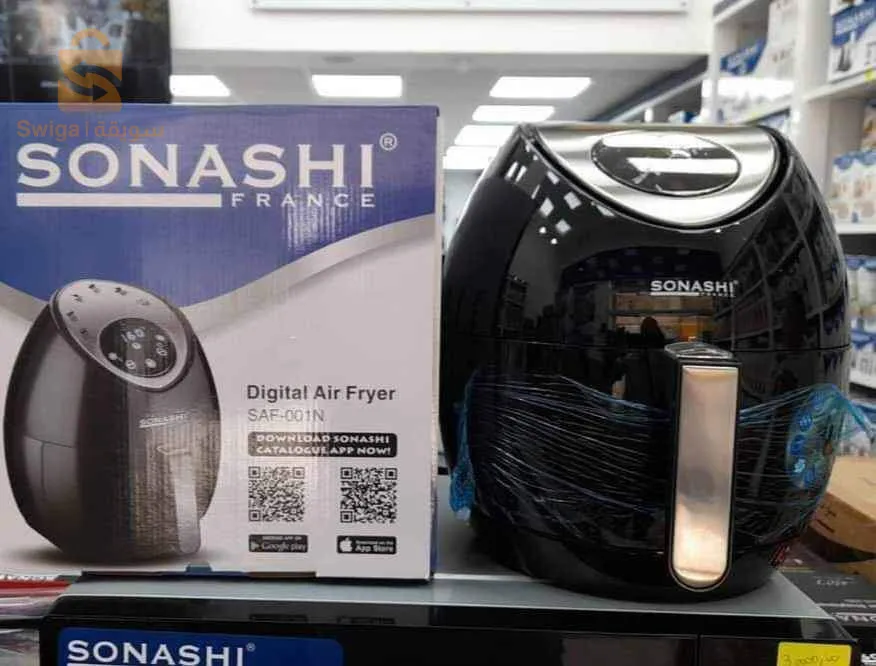 Friteuse SONASHI SAF-001N Sans huile  4.2L$🤍🤍