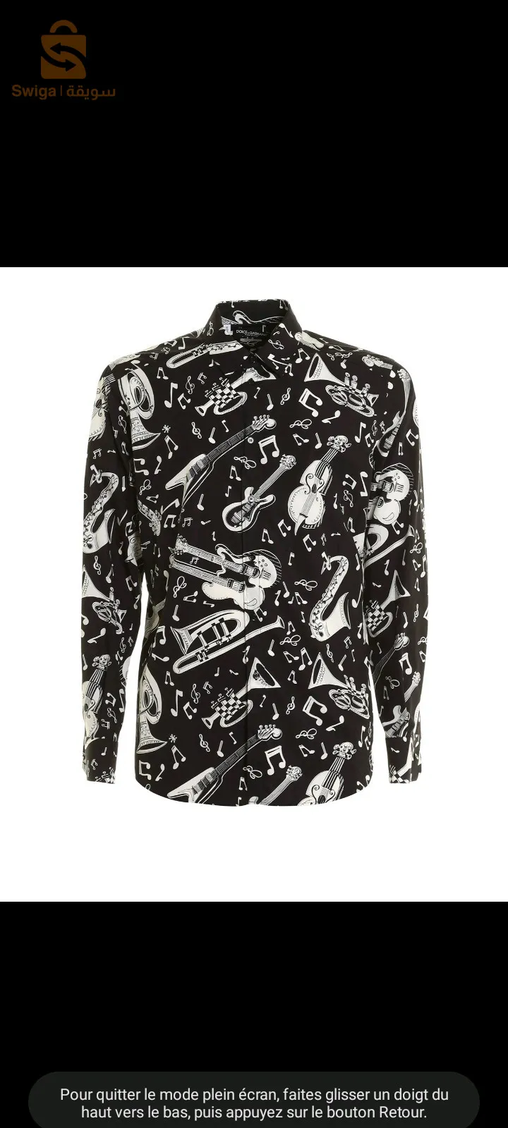 chemise DOLCE GABBANA HOMME