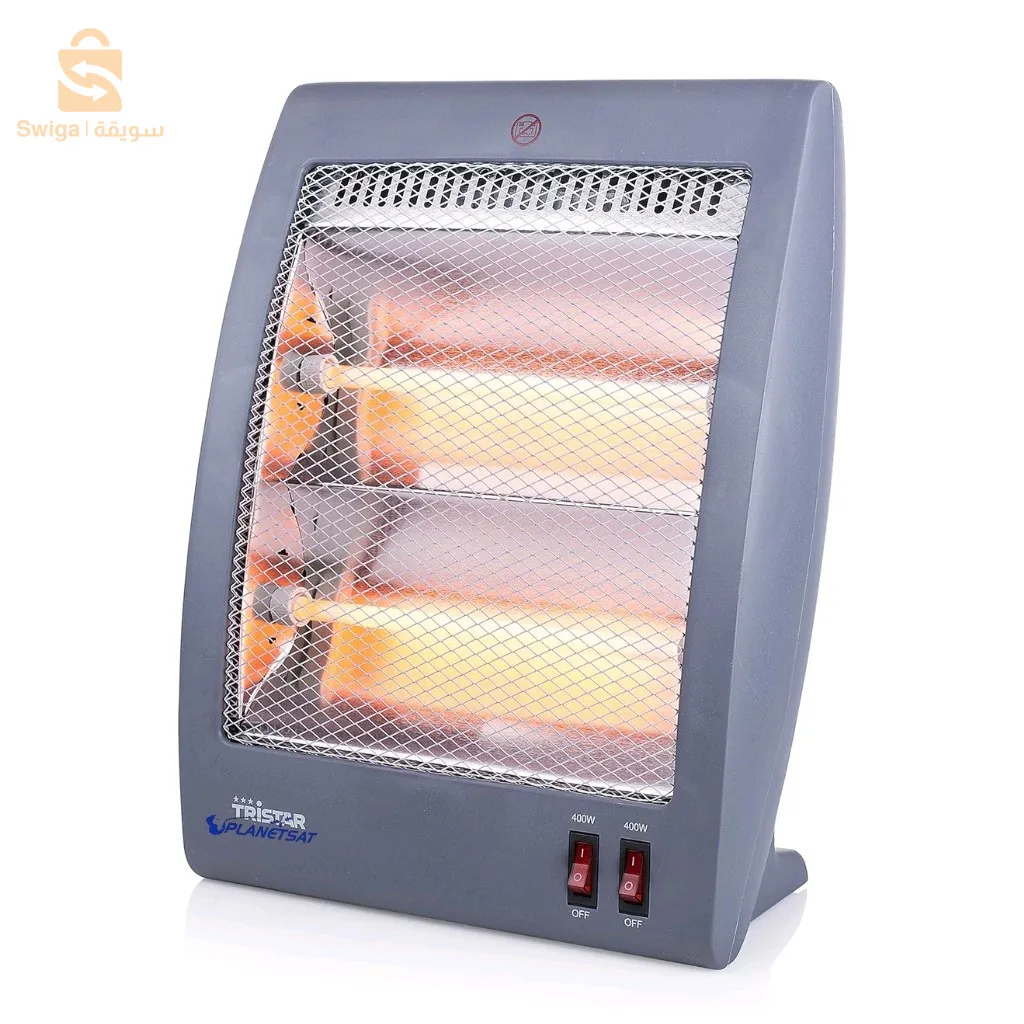 Chauffage Quartz électrique 2 Niveaux planet sat 800W- مدفأة كهربائية$👍