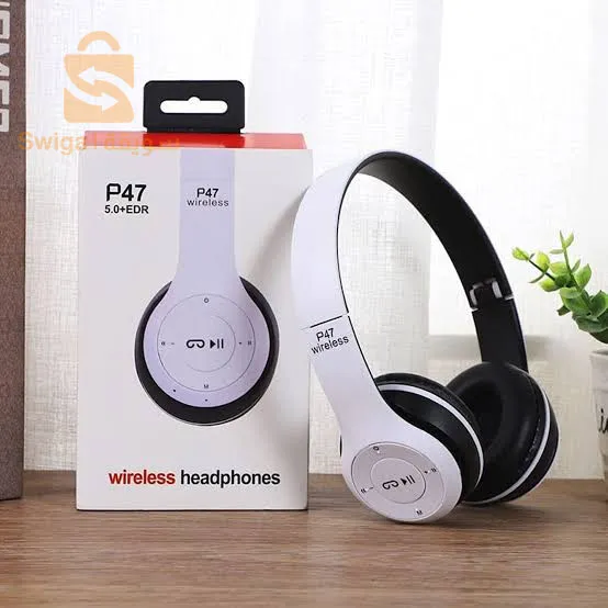 Casque Bluetooth P47 Sans Fil & Flexible $🤍🤍