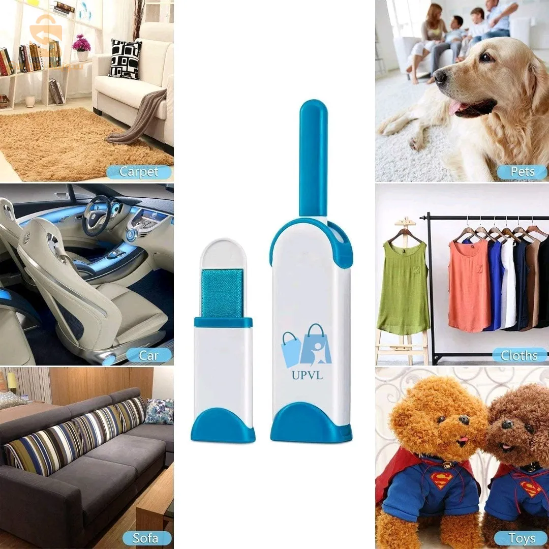Brosse double face pour enlever les poils d’animaux, la poussière et les peluches, vêtements, meubles, canapé, tapis – فرشاة لإزالة شعر الحيوانات الأليفة والغبار والوبر$👍