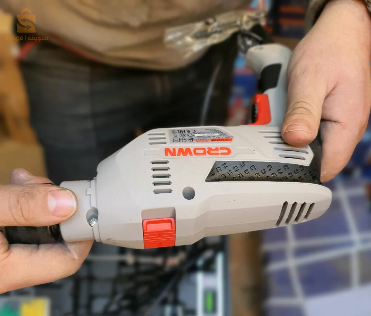 Perceuse crown valise +accessoires 98pcs$🤍🤍