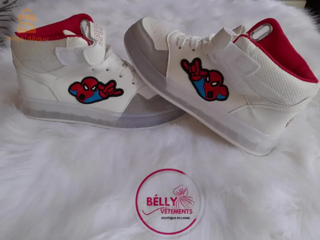 basket spiderman enfants