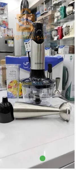 خلاط يدوي متعدد الوظائف 3في1 300 واط Sonashi SHB-158JBC