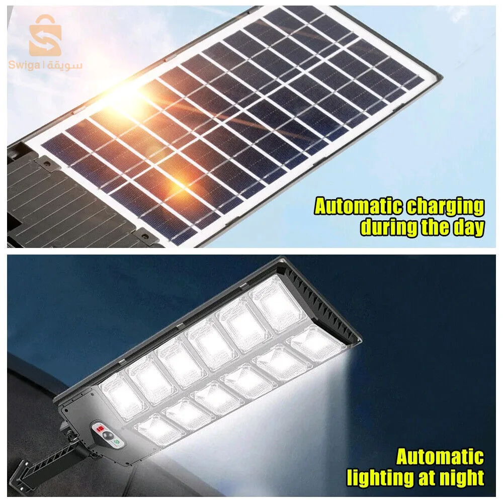 Lampe solaire d'extérieur super lumineuse à LED, étanche, détecteur de mouvement -مصباح جداري مقاوم للماء يعمل بالطاقة الشمسيةمع مستشعر حركة$👍