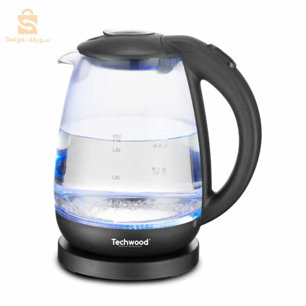 Bouilloire Electrique en Verre 1.7L  Techwood TB-1717V$🤍🤍