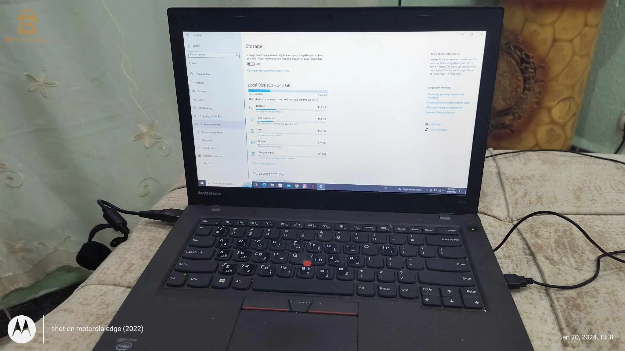 pc lenovo 8 ram 256
