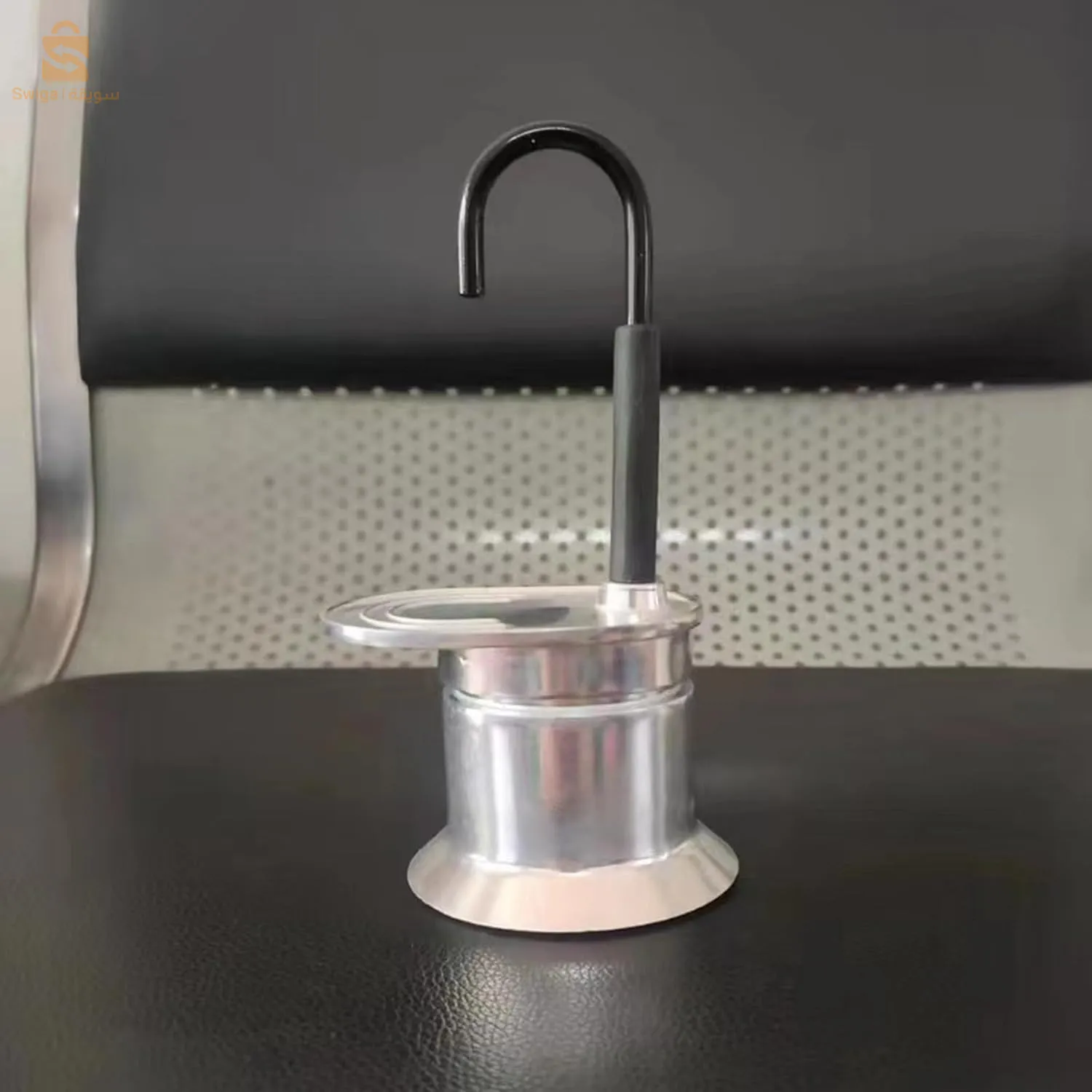 Cafetière Italienne Moka à Tube en Alliage d'Aluminium 50ml - ماكينة صنع قهوة الموكا الإيطالية بأنبوب من سبائك الألومنيوم$👍