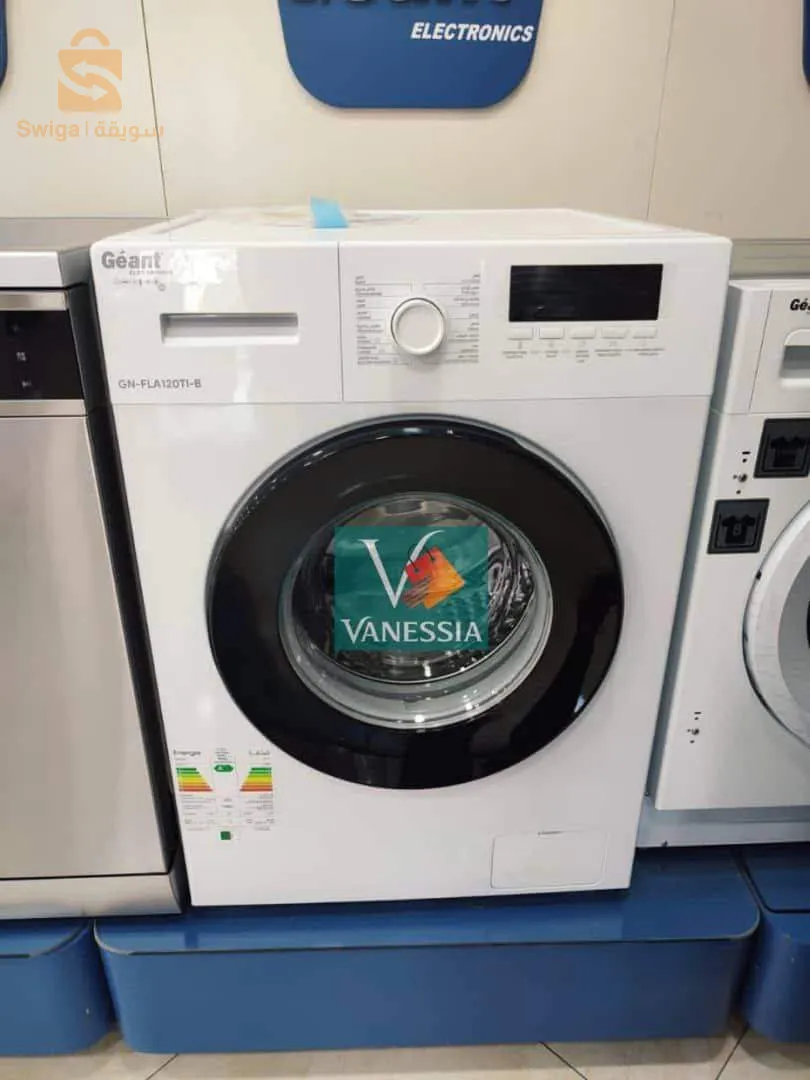 Machine à laver automatique géant 10Kg couleur blanche