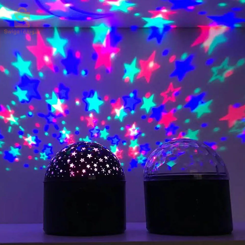 Boule Disco lumineuse, haut-parleur Bluetooth, couleur changeante, projecteur d'étoiles de danse pour fête