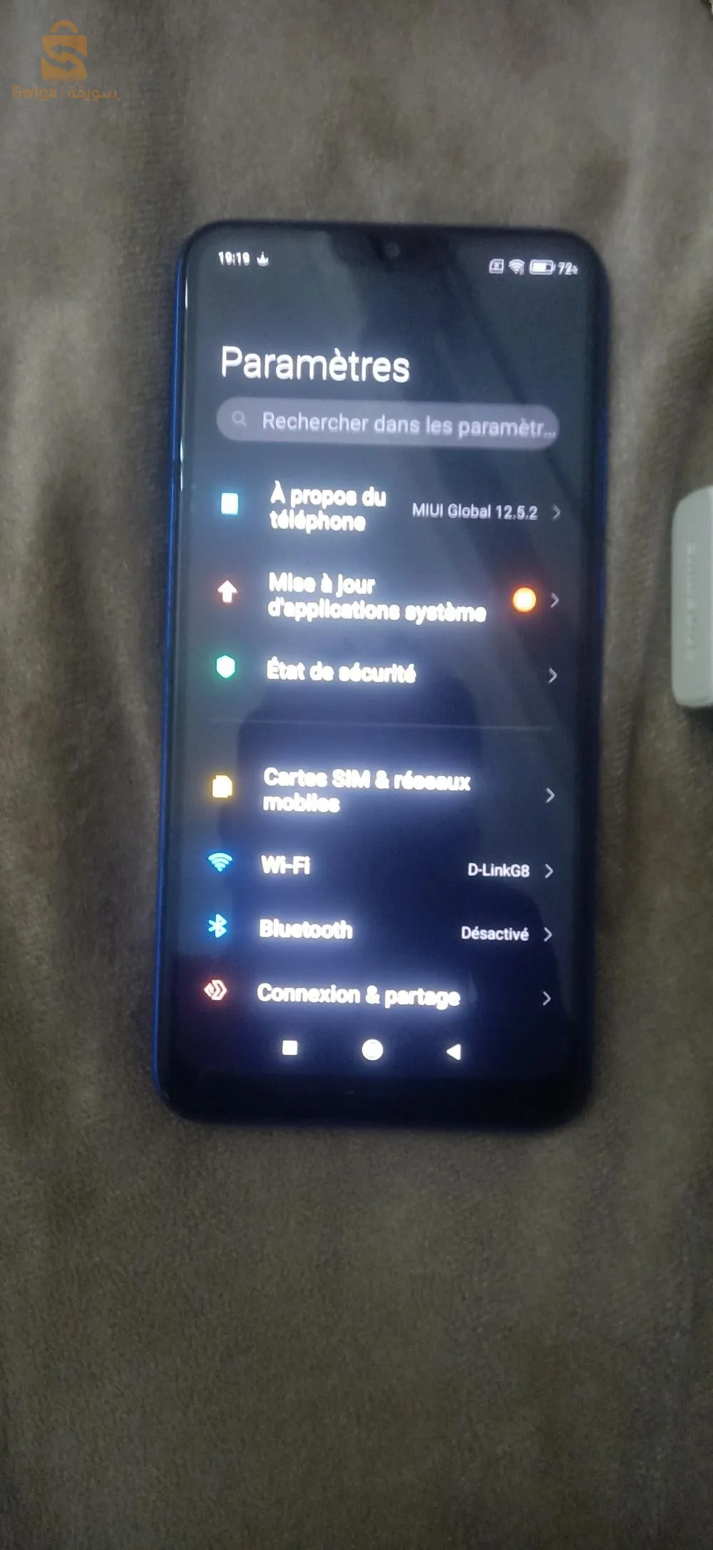 j'ai un Redmi 8a 4/64 🔋 5000 mha