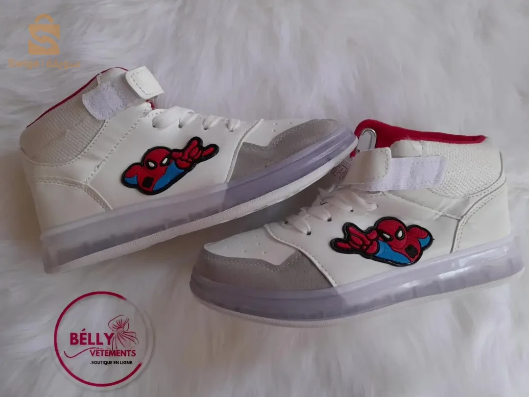 basket spiderman enfants