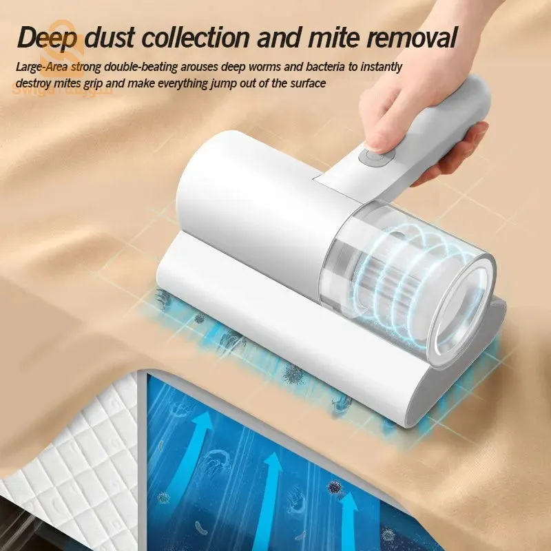 Aspirateur anti-acariens ultraviolets rechargeables pour canapé-lit et tapis - مكنسة كهربائية قابلة لإعادة الشحن فوق البنفسجية لعث الغبار لسرير الأريكة والسجاد$👍