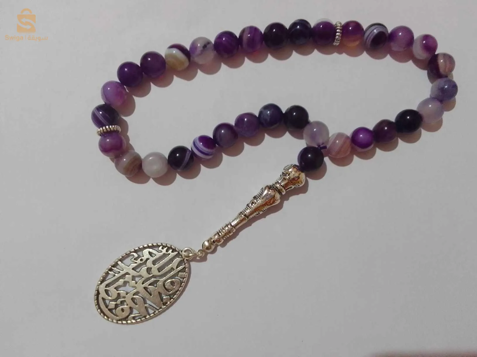 سبحة من احجار طبيعية