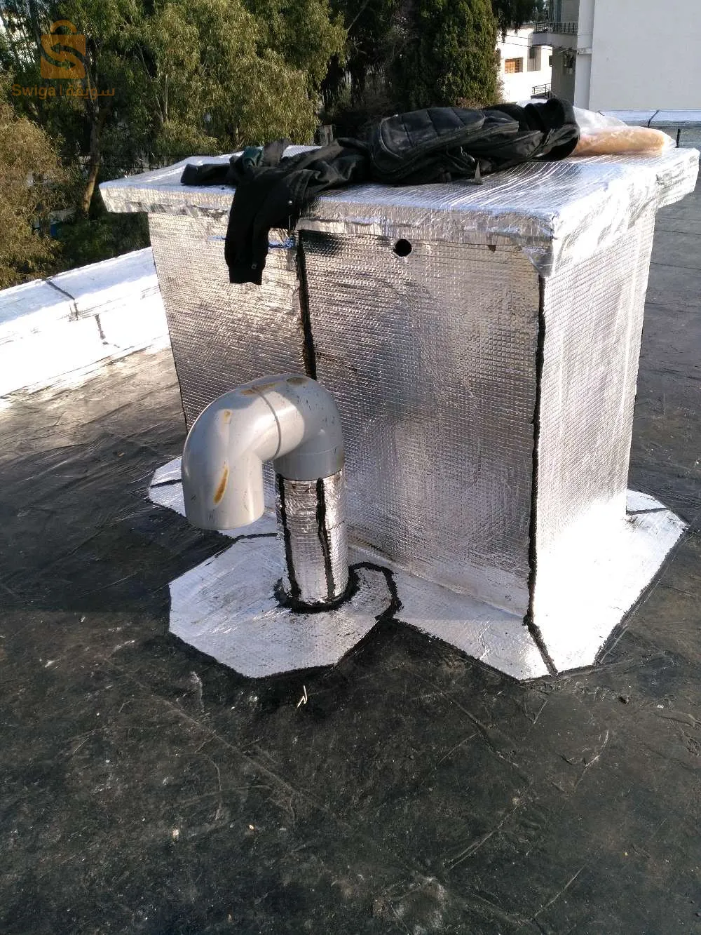 تغليف جميع انواع اسطح المنازل مرحبا بالجميع خبرة 13 سنة في ميدان العزل