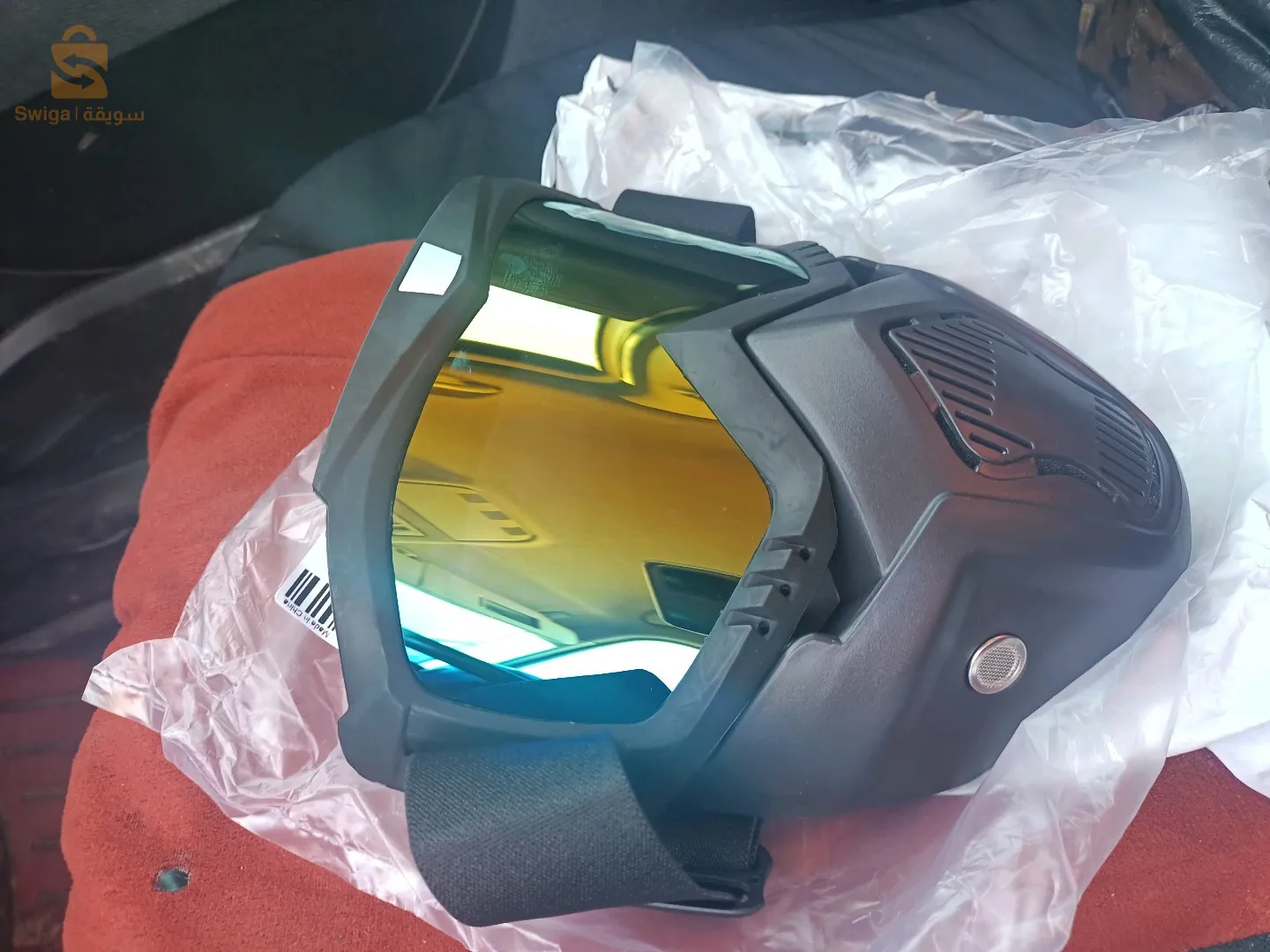 masque moto coupe-vent hommes