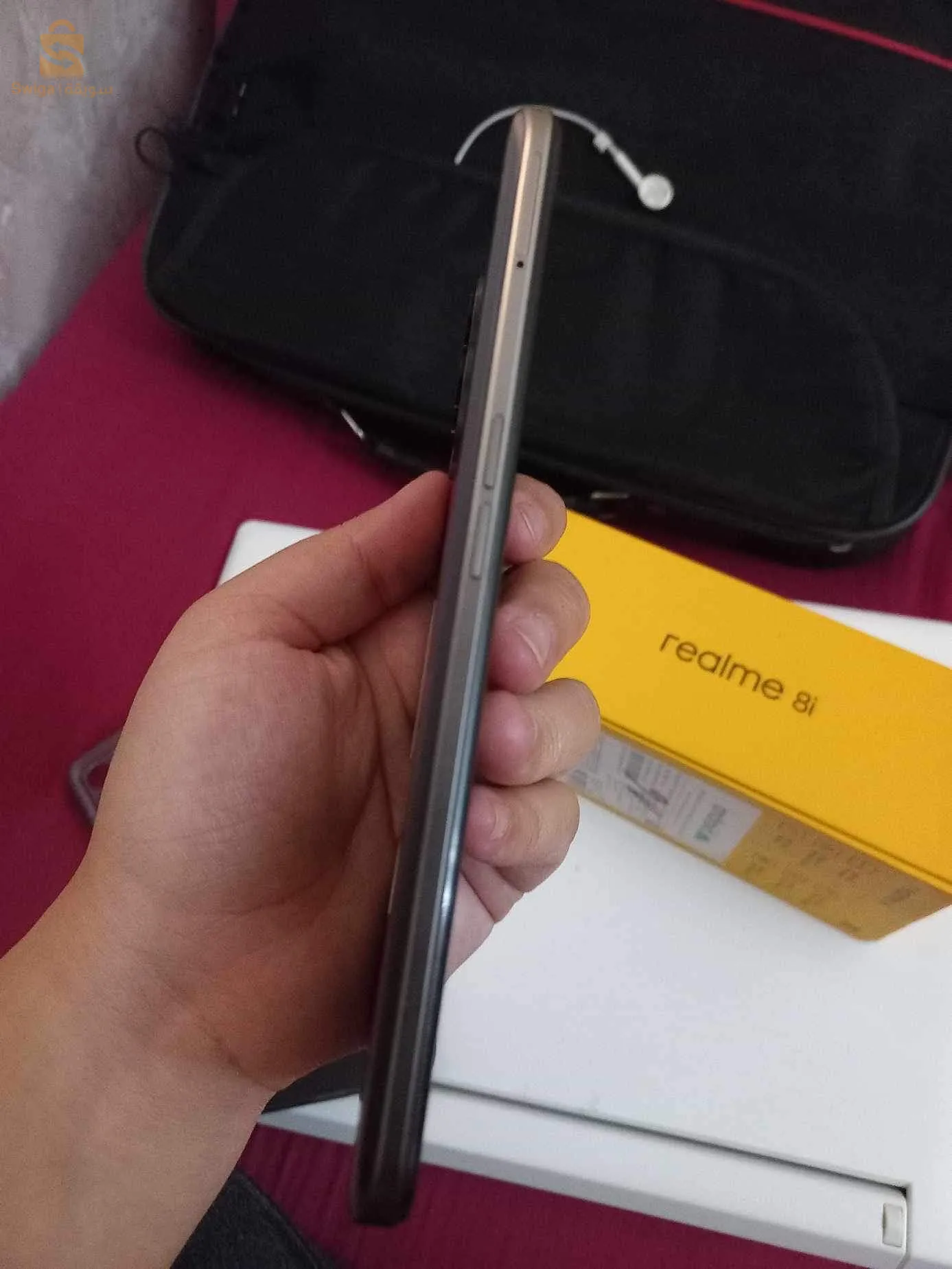 ريالمي 8i 6/128 جديد بلكرتونة نبيع برك لي اتيريسي يعيط فتيليفون0660426263